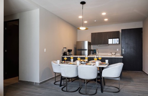 Monterrey Apartment | Modern Apartment with Spa and Kitchen in Valle Poniente