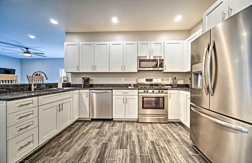 Grass Lake Apartment | Stylish Apartment with Deck: 9.8 Rated, Near Grass Lake!