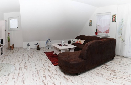 Zempin Apartment | Chic Apartment with Balcony, Fireplace & Spa Amenities
