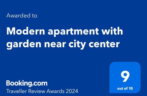Grinzing Apartment | Modern Apartment with Garden, Steps from City Center