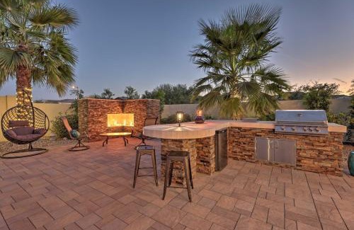 Palm Valley House | Modern Azure Retreat with Pool, Spa & Inviting Patio