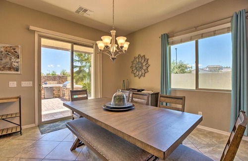 Palm Valley House | Modern Azure Retreat with Pool, Spa & Inviting Patio