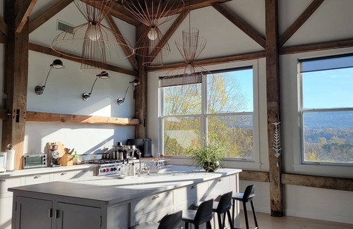 Town of Copake House | Top-Rated Great White Barn House with Scenic Views