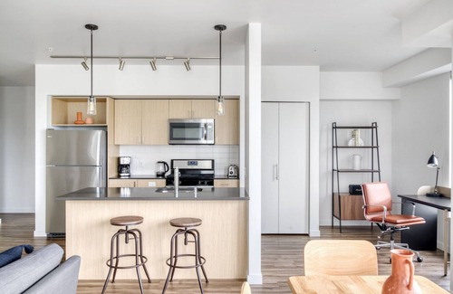 Wilburton Apartment | Modern 2BR Bellevue Retreat with Gym & Pet-Friendly Amenities