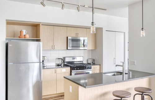 Wilburton Apartment | Modern 2BR Bellevue Retreat with Gym & Pet-Friendly Amenities