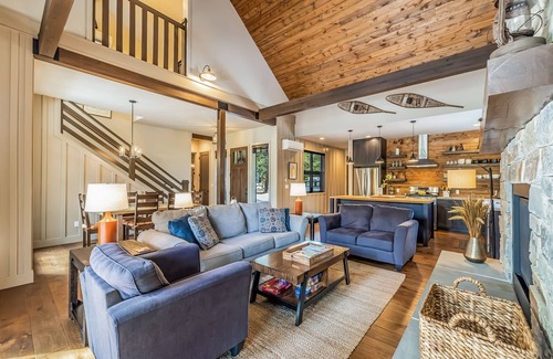 Ronald House | Mountain Paradise: Private Hot Tub & River Walk Awaits