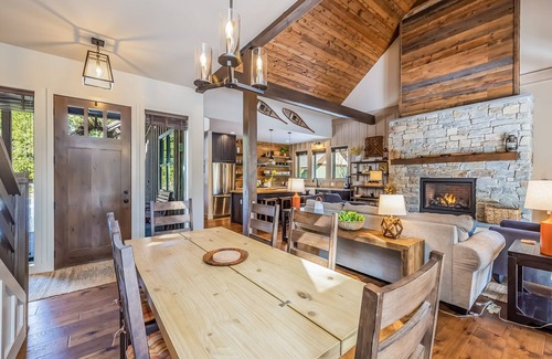 Ronald House | Mountain Paradise: Private Hot Tub & River Walk Awaits