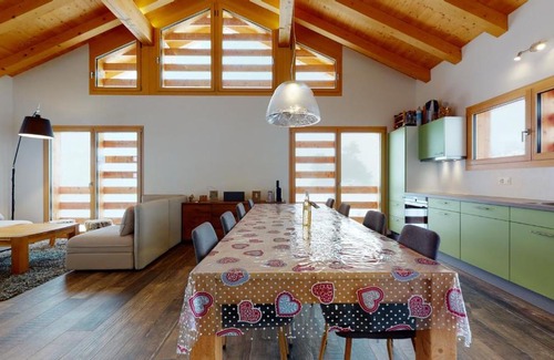 Chalais Ski Chalet | Tranquil Modern Chalet with Child-Friendly Amenities in Vercorin