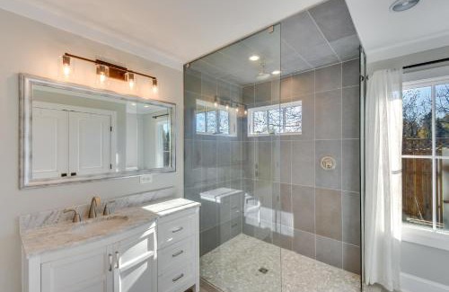 Clarkesville House | Stylish Clarkesville Cottage with Decks and Patio Awaits