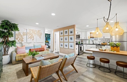 South Seaside Park Condo | Coastal Escape Steps from the Beach with Ocean Views