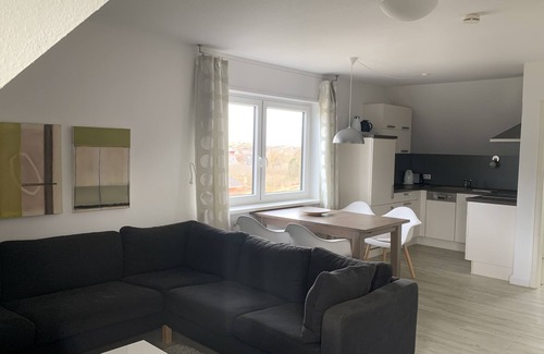 Hornum Apartment | Bright and Inviting Apartment Near the Ocean with Spa Access
