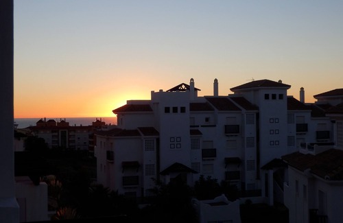 San Luis de Sabinillas Apartment | Elegant Second Floor Apartment with Ocean View Balcony