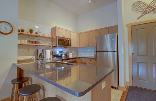 East Village at Copper Condo | Modern Condo with Breathtaking Views and Hot Tub Access