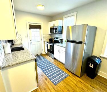 Wilmington Apartment | Modern Cozy Walk-Up with King Bed - Family Friendly Stay