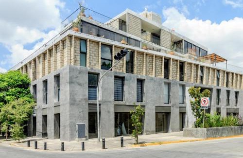 Downtown Guadalajara Apartment | Modern Design Loft w Gym Coworking 2 BD 102