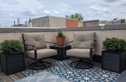 Pulaski Park House | Modern Downtown Home with Rooftop and Skyline Views