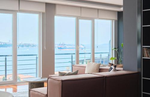 Kabatas Apartment | Elegant Duplex with Bosphorus View and Private Terrace