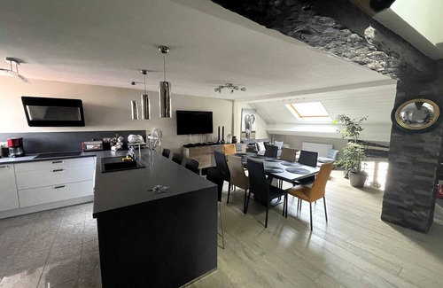 Annecy Old Town Apartment | Historic Annecy Apartment with Lake Views for 10 Guests