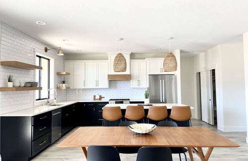 Desert Aire House | Ideal Modern Retreat with Pool, Golf & River Views!