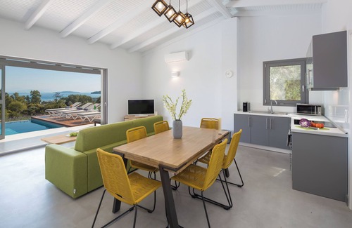 Dassia Villa | Modern Guest House with Private Pool & Beach Views
