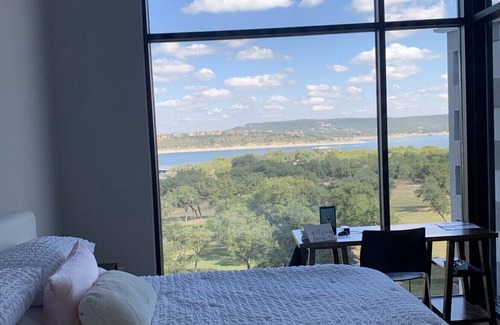 Emerald Point Condo | Modern Hill Country Oasis with Lake Travis Views & Pool