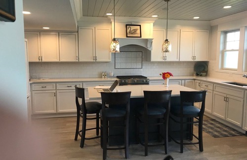 Whitehall House | Elegant Lakefront Home with Dock and Private Plunge Pool