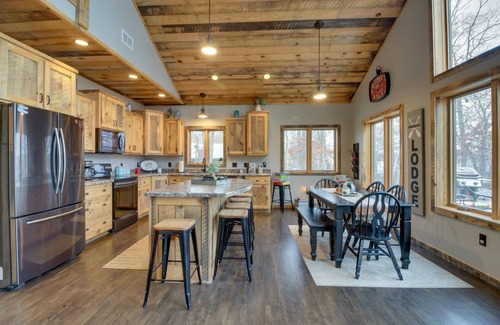Nevis House | Exceptional Modern Lakeside Chalet with Hot Tub & Dock Access