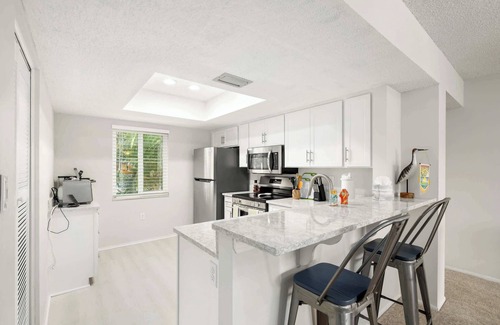 Oldsmar Condo | Modern Lakeside Condo 🌅 | 2 Bed, 1 Bath | Oldsmar, FL