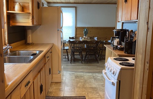 Houghton Lake Heights Cabin | Tranquil Lakeview Cabin Steps from Beach and Park