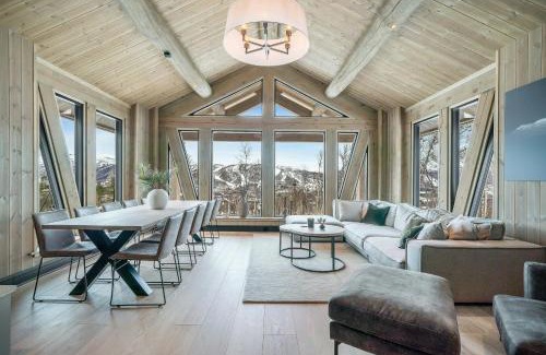Hol Municipality House | Modern Log Cabin For Whole Family At Geilo