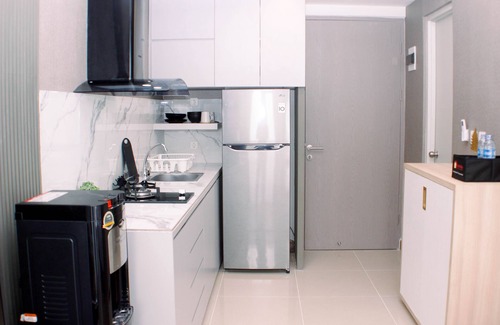 Cikarang Apartment | Relaxing Studio Retreat with Pool at Vasanta Innopark