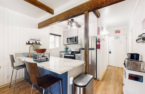 Fish Camp House | Modern Duplex Cabin with Fireplace, Balcony & Spa Amenities