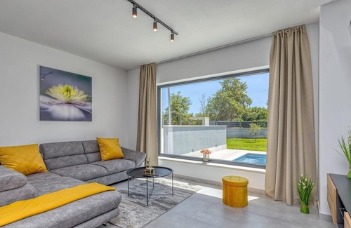 Tinjan Cabin | Modern luxurious villa for max 10 people with a private swimming pool near Kringa