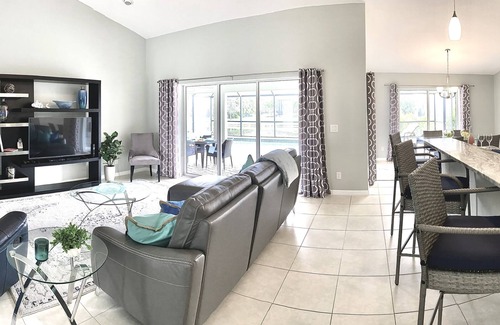 Pine Valley Villa | Modern Riverfront Villa with Heated Pool & Golf Access
