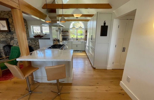 Chilmark House | Modern Waterview Home with Private Beach Access & Pool