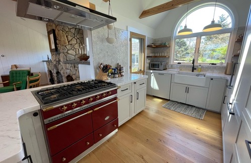 Chilmark House | Modern Waterview Home with Private Beach Access & Pool