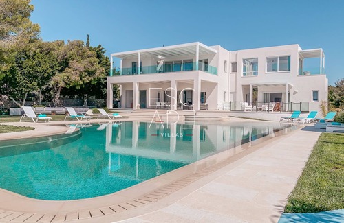 Kosta Villa | Modern Minimal Villa with Ocean View, Steps from the Beach