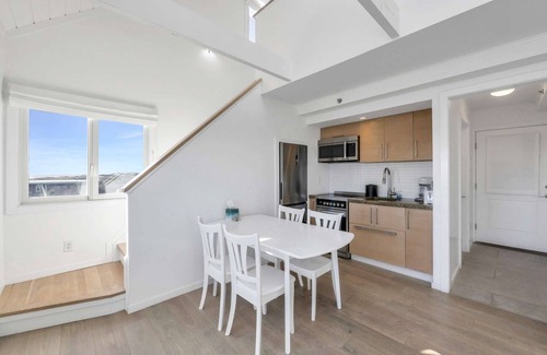 Napeague Apartment | Contemporary 1BR Loft Steps from the Shore with Ocean View
