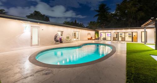 North Miami Beach Villa | Tranquil Oasis with Pool and Oceanfront Views in TGH