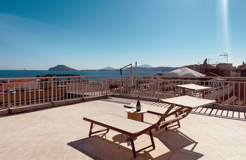 Pozzuoli Apartment | Modern Penthouse with Stunning Ocean View of Capri and the Gulf