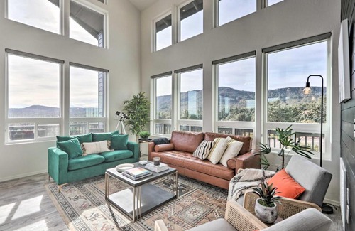 Pine House | Inviting Pine Retreat with Deck and Scenic Views