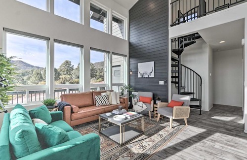 Pine House | Inviting Pine Retreat with Deck and Scenic Views