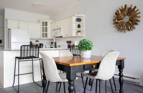 East Kootenay Condo | Serene Walkout Suite at Riverside Golf Course with Spa