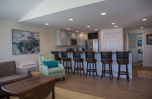 Ogunquit Apartment | Elegant Retreat in Perkins Cove with Atlantic Views