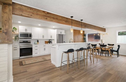 Spokane House | Top-Rated Modern Rancher Oasis with Private Pool