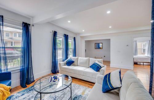 Milton Apartment | Modern Red Door Haven - Family-Friendly Near Boston