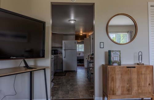 Wyandotte House | Modern River Retreat: Ideal Getaway with Spa & Hot Tub