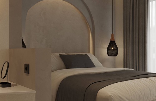 Haraki Hotel | Modern Room with Castle and Sea View on 2nd Floor