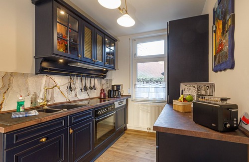 Wernigerode House | Stylish Renovated Half-Timbered House with Spa & Kitchen