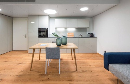 Stabio Apartment | Modern Apartment with Kitchen & Child-Friendly Amenities